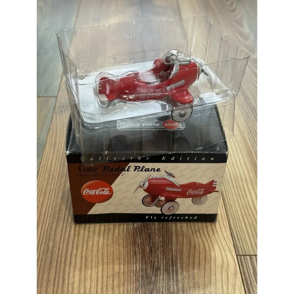 Coca-Cola Coke Pedal Plane Collector Edition 1997 New in Box